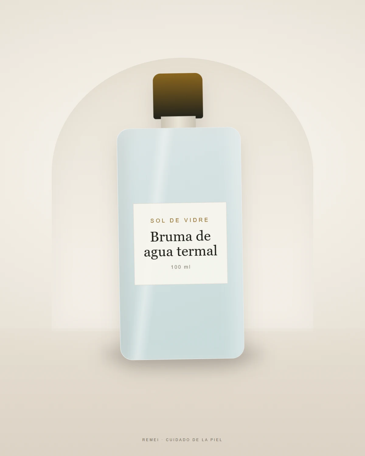 Bruma de agua termal de Sol de Vidre en envase de 100 ml