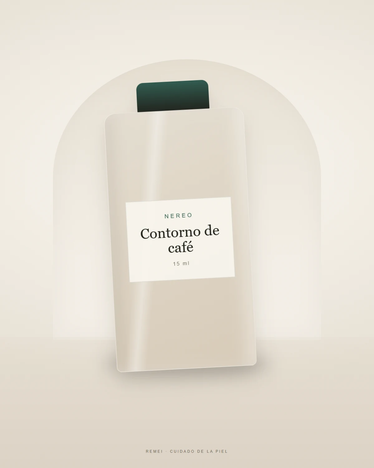 Contorno de ojos de café de Nereo en tubo de 15 ml