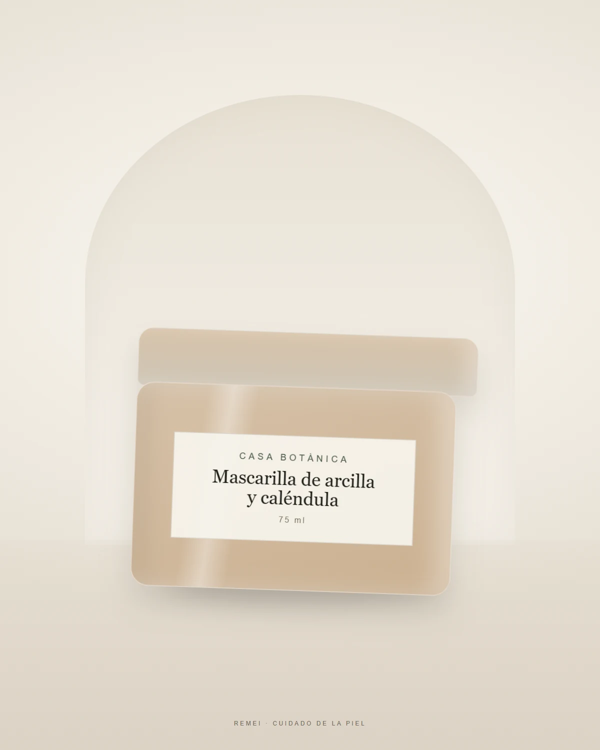 Mascarilla de arcilla y caléndula de Casa Botànica en tarro de 75 ml
